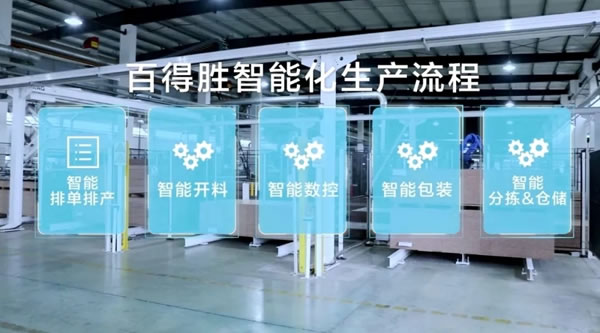 智胜未来丨百得胜环保定制柜四大智造基地，工业4.0产线智能进阶