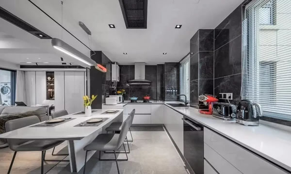帅太全屋定制：这套120㎡现代简约风太酷了